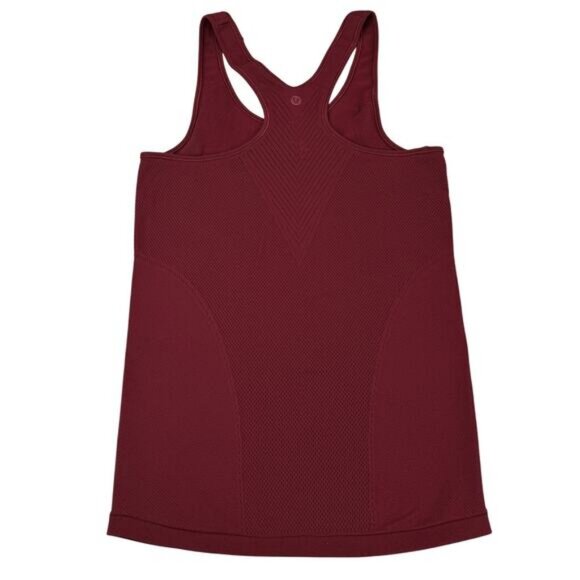 Lululemon Reveal Racerback In Deep Rouge Size Medium - Picture 8 of 9